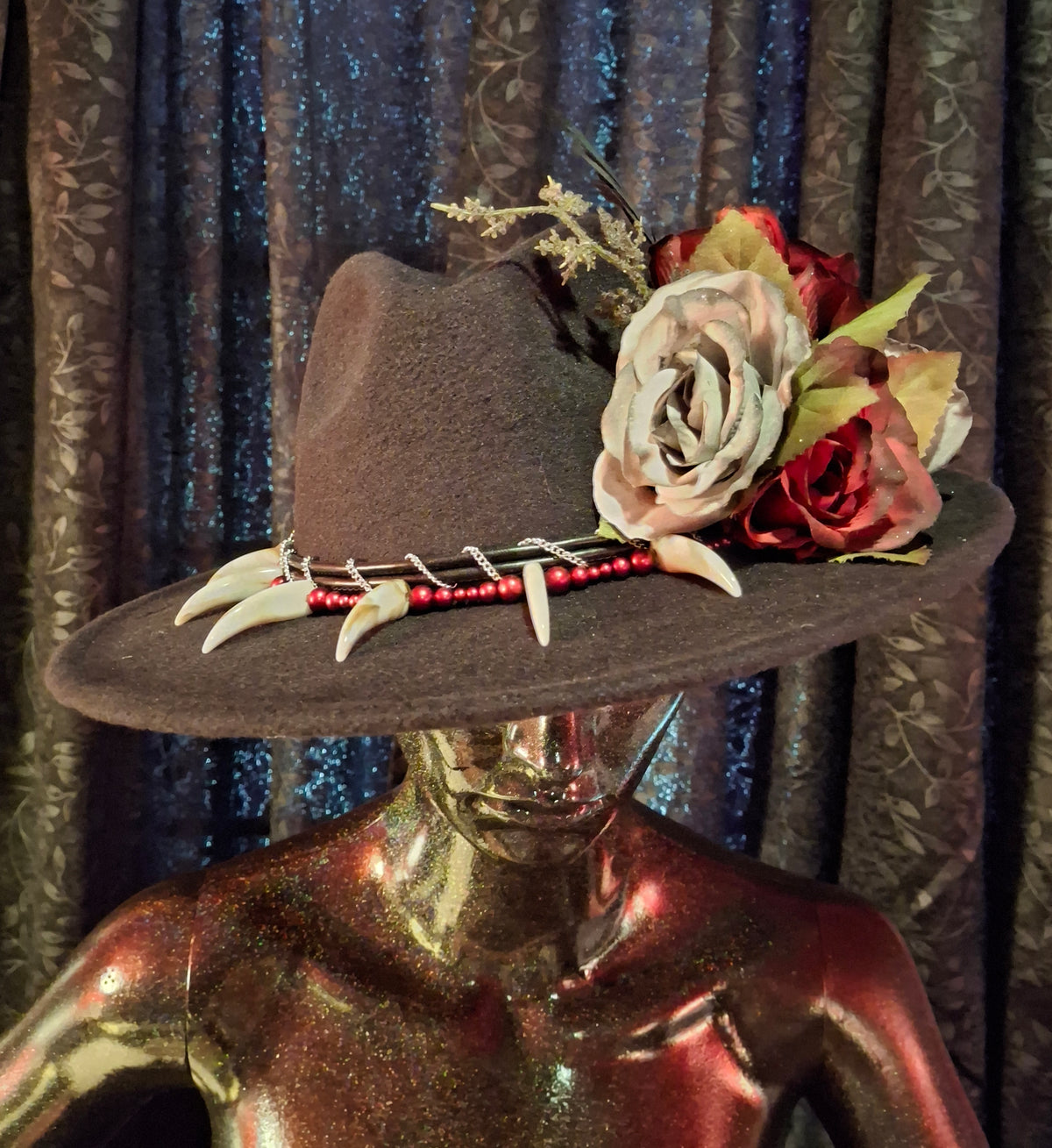 Rose and Tooth Rogue Hat