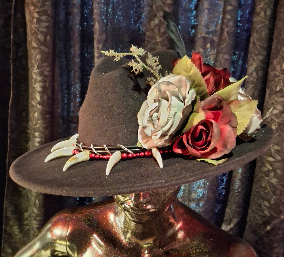 Rose and Tooth Rogue Hat