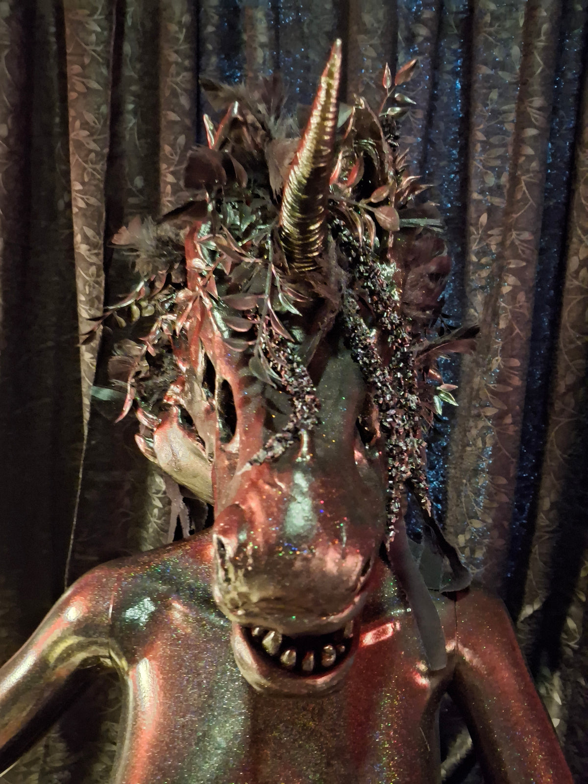 Nightmare Full Horse Head Dress Mask