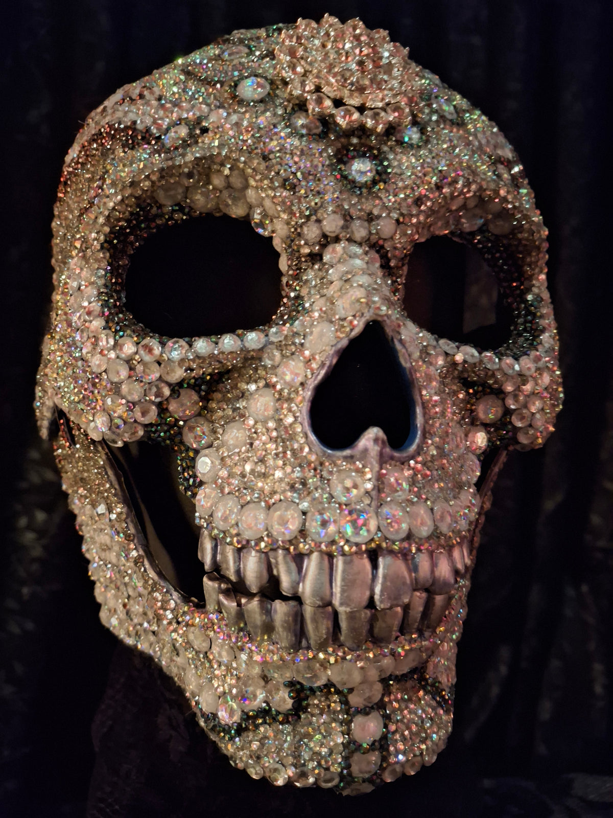 Glitterati Skull Mask