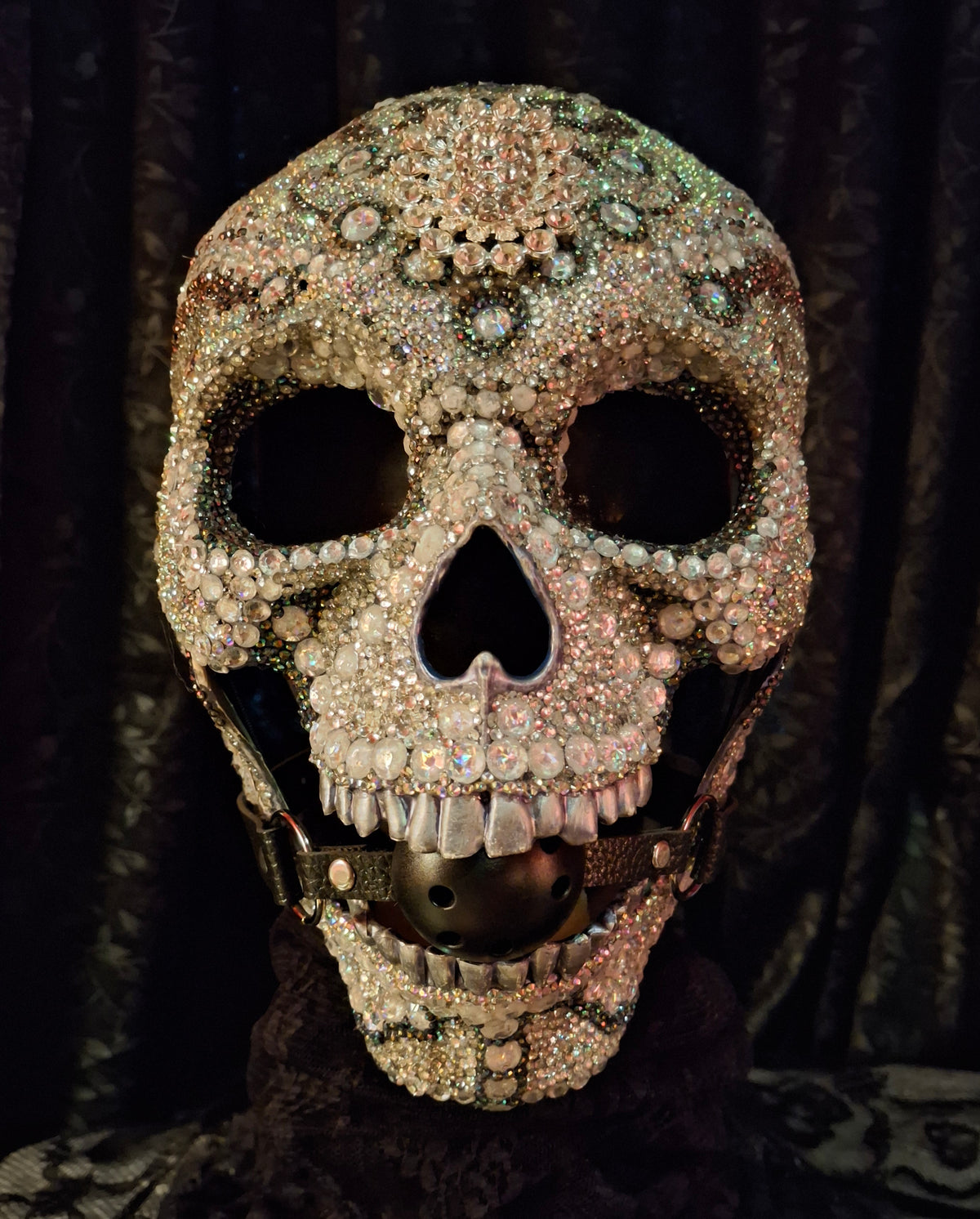 Glitterati Skull Mask