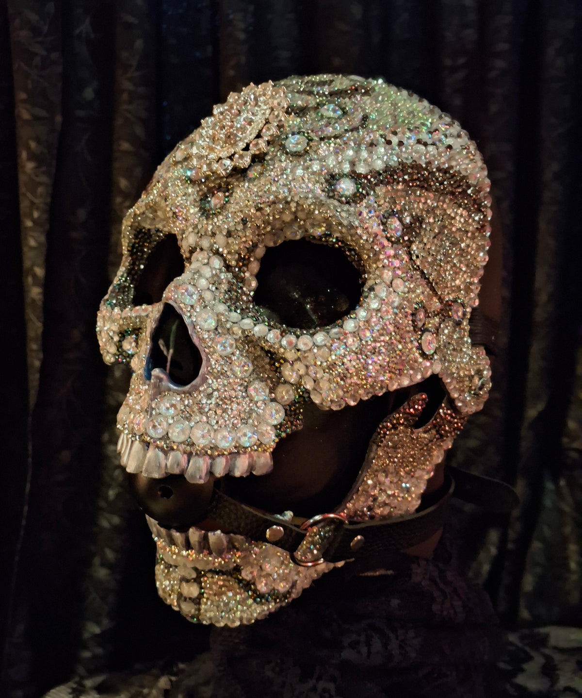 Glitterati Skull Mask